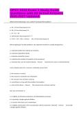 OPSY 5315 Exam 3 Study Guide Questions with All Actual Answers 2026-2027 Updated&period;
