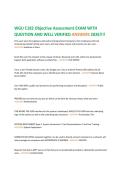 WGU C182 Objective Assessment EXAM WITH&NewLine;QUESTION AND WELL VERIFIED ANSWERS 2026&excl;&excl;&excl;&excl;