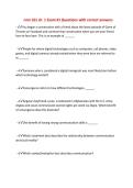 cmn 101 ch&period; 1 Exam &num;1 Questions with correct answers