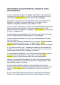 PN Adult Medical Surgical Online Practice 2023-2026 B  verified &NewLine;with correct answer
