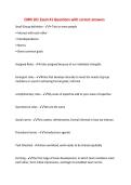 CMN 101 Exam &num;1 Questions with correct answers&NewLine;