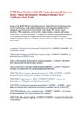 EVITP Exam Final Prep 130 Practice Questions & Answers Study Guide