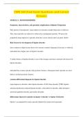 CMN 554 Final Exam Questions and Correct &NewLine;Answers 