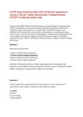 EVITP Exam Final Prep 130 Practice Questions & Answers Study Guide