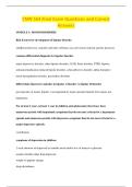 CMN 554 Final Exam Questions and Correct &NewLine;Answers