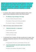 NREMT EXAM AND PRACTICE EXAM NEWEST 2026 TEST &NewLine;BANK&vert; NREMT EXAM PREP WITH COMPLETE 160 REAL &NewLine;EXAM QUESTIONS AND CORRECT DETAILED ANSWERS &NewLine;&lpar;VERIFIED ANSWERS&rpar; ALREADY GRADED A&plus; &lpar;MOST &NewLine;RECENT&excl;&excl;&rpar;