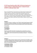 EVITP Exam Final Prep 130 Practice Questions & Answers Study Guide