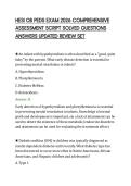 HESI OB PEDS EXAM 2026 COMPREHENSIVE&NewLine;ASSESSMENT SCRIPT SOLVED QUESTIONS&NewLine;ANSWERS UPDATED REVIEW SET