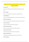 CMN 554 Module 2 Exam Review Questions and &NewLine;Correct Answers
