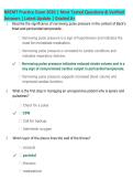 NREMT Practice Exam 2026 &vert; Most Tested Questions & Verified &NewLine;Answers &vert; Latest Update &vert; Graded A&plus;