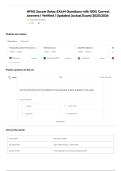 NFHS Soccer Rules EXAM Questions with 100&percnt; Correct Answers &vert; Verified &vert; Updated &lpar;Actual Exam&rpar; 20252026