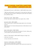 EXAM 3 FAD3220 CHAPTER 8 QUESTIONS WITH CORRECT ANSWERS 2026-2027