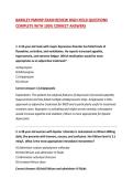 BARKLEY PMHNP EXAM REVIEW HIGH-YIELD QUESTIONS COMPLETE WITH 100&percnt; CORRECT ANSWERS 2026&sol;2027