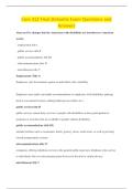 Com 312 Final DeSantis Exam Questions and &NewLine;Answers
