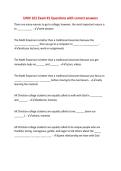 UNIV 101 Exam &num;1 Questions with correct answers