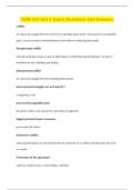 COM 312 test 1 Exam Questions and Answers