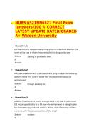 NURS 6521 Final Exam Questions And Answers Comprehensive Study Guide 2026&sol;2027 latest  update