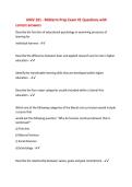 UNIV 101 - Midterm Prep Exam &num;1 Questions with&NewLine;correct answers