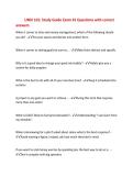 UNIV 101&colon; Study Guide Exam &num;1 Questions with correct&NewLine;answers&NewLine;