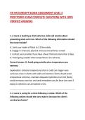ATI RN CONCEPT BASED ASSESSMENT LEVEL 3 PROCTORED EXAM COMPLETE QUESTIONS WITH 100&percnt; VERIFIED ANSWERS