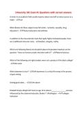 University 101 Exam &num;1 Questions with correct answers
