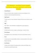 CTSP Module 2 - Certified Trauma Support &NewLine;Practitioner Reviewer Questions and Correct &NewLine;Answers