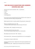 NUR 355 EXAM 5 QUESTIONS AND ANSWERS UPDATED 2024-2025&period;