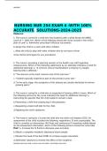 NURSING NUR 254 EXAM 4 -WITH 100 ACCURATE SOLUTIONS-2024-2025&period;
