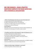 BIO 1000 &lpar;KEARLEY&rpar; - EXAM 2 PRACTICE QUESTIONS COMPLETE TEST BANK QUESTIONS WITH ANSWERS & EXPLANATIONS