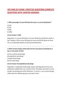 UKY FAM 357 EXAM 1 PRACTICE QUESTIONS COMPLETE QUESTIONS WITH VERIFIED ANSWERS 2026&sol;2027
