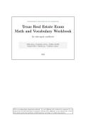 Texas Real Estate Exam Math and Vocabulary Workbook &vert; Sales Agent Study Guide &vert; Printable PDF