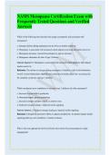 NAMS Menopause Certification Exam with Frequently Tested Questions and Verified Answers