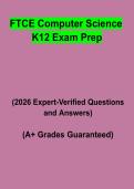 FTCE Computer Science K&ndash;12 Exam Prep&colon; Complete Certification Study Guide&comma; Review Notes & Practice Questions PDF