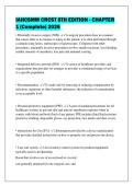 IAHCSMM CRCST 8TH EDITION - CHAPTER&NewLine;1 &lpar;Complete&rpar; 2026