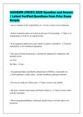 IAHCSMM &lpar;CRCST&rpar; 2026 Question and Answer&NewLine;&vert; Latest Verified Questions from Prior Exam&NewLine;Scripts