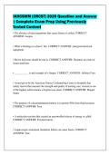 IAHCSMM &lpar;CRCST&rpar; 2026 Question and Answer&NewLine;&vert; Complete Exam Prep Using Previously&NewLine;Tested Content