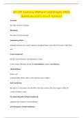 SCI 220 anatomy Midterm &lpar;nightingale 2026&rpar; &NewLine;Questions and Correct Answers 