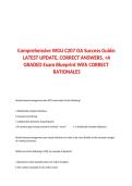 WGU C207 Data-Driven Decision Making OA Study Guide
