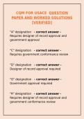 SEO Title&colon; CQM for USACE Exam &vert; Verified Questions & Worked Solutions for Construction Quality Management&NewLine;&NewLine;