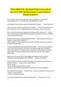 CDCA WREB CITA- Simulated Patient Exam with all Correct & 100&percnt; Verified Answers &vert;Latest Version &vert;Already Graded A&plus;