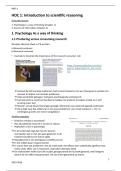 Samenvatting Research Methods and techniques II &vert; Psychologie VUB &vert; 2025&sol;26