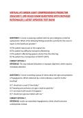 VIRTUAL ATI GREEN LIGHT COMPREHENSIVE PREDICTOR 2026&sol;2027 &vert; 200 NCLEX EXAM QUESTIONS WITH DETAILED RATIONALES &vert; LATEST UPDATED TEST BANK