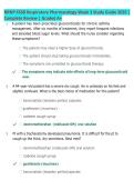 NRNP 6568 Respiratory Pharmacology Week 3 Study Guide 2026 &vert; &NewLine;Complete Review &vert; Graded A&plus;