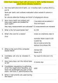 CDCA Exam Hygiene Exam with all Correct & 100&percnt; Verified Answers &vert;Latest Version &vert;Already Graded A&plus;