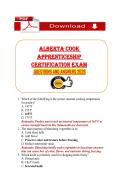 Cook Exam&comma; Alberta Cook&comma; Apprenticeship Exam&comma; Culinary Certification&comma; Food Safety&comma; Exam Questions&comma; Study Guide&comma; Cooking Skills