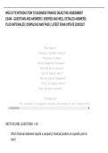 WGU D775 INTRODUCTION TO BUSINESS FINANCE OBJECTIVE ASSESSMENT &NewLine;EXAM &ndash; QUESTIONS AND ANSWERS &vert; VERIFIED AND WELL DETAILED ANSWERS &vert; &NewLine;PLUS RATIONALES &vert; DOWNLOAD AND PASS &vert; LATEST EXAM UPDATE 2026&sol;2027