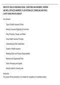 KENTUCKY HEALTH INSURANCE EXAM &ndash; QUESTIONS AND ANSWERS &vert; VERIFIED &NewLine;AND WELL DETAILED ANSWERS &vert; PLUS RATIONALES &vert; DOWNLOAD AND PASS &vert; &NewLine;LATEST EXAM UPDATE 2026&sol;2027