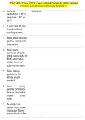 DTHY 405&colon; Clinic CDCA Exam with all Correct & 100&percnt; Verified Answers &vert;Latest Version &vert;Already Graded A&plus;