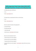 Traffic Supervisor Certification Bundle 2026&ndash;2027 &vert; Complete Study Guides&comma; Exam Questions & Answers&comma; Practice Tests & Certification Prep