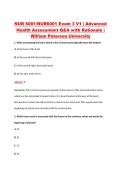 NUR6001 Exam 3 V1&ndash;V3 &vert; Advanced Health Assessment &vert; William Paterson University &vert; Q&A with Rationale &lpar;NUR 6001 Exam 3&rpar;